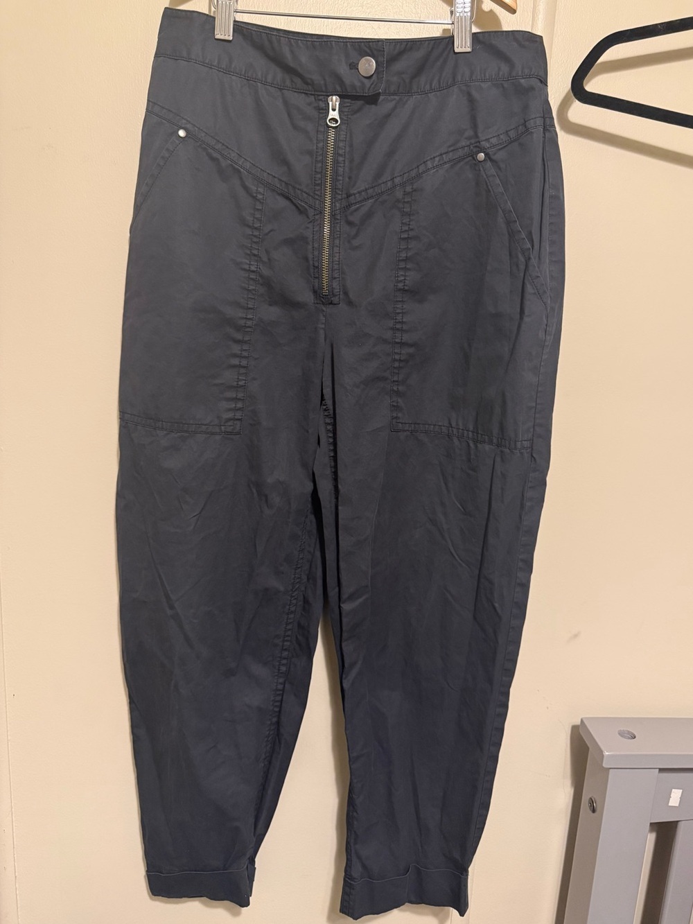 Rebecca Minkoff Pants Lightweight SZ 8 FLAT FRONT GREAT FIT Cotton Not Faded
